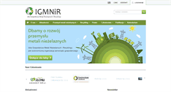 Desktop Screenshot of igmnir.pl